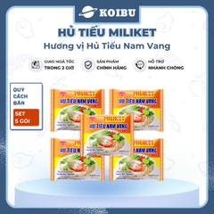 COLUSA - Hủ tiếu Miliket hương vị Nam Vang, Miliket hủ tiếu nam vang, Hủ tíu nam vang Miliket gói - 65g/gói - 00122