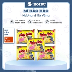 ACECOOK - Mì Hảo Hảo hương vị Mì Gà Vàng - Mì ăn liền Hảo Hảo gà vàng -74g/gói - 00006