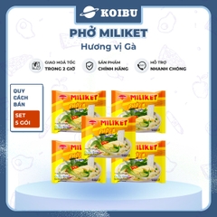 COLUSA - Phở Gà Miliket, Phở Miliket gà, Phở gà gói Miliket, Phở gà ăn liền, Phở vị gà Miliket - 60g/gói - 00099