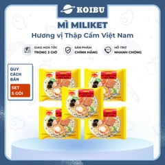 COLUSA - Mì Miliket hương vị Mì thập cẩm Việt Nam, Mì thập cẩm Miliket, Mì Miliket thập cẩm Việt Nam - 85g/gói - 00620