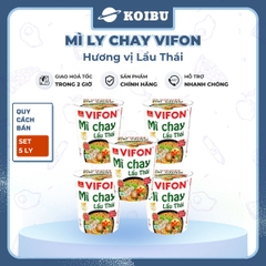 VIFON - Mì chay Vifon ly hương vị lẩu thái, mì chay ly Vifon, mì chay Vifon lẩu thái ly - 67g/ly - 00234