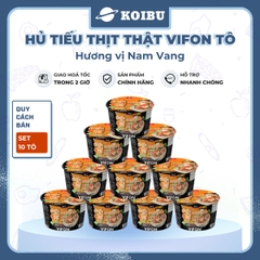 VIFON - Hủ tiếu thịt thật tô Vifon Nam Vang, Hủ tiếu Nam Vang thịt thật Vifon tô hủ tiếu ăn liền - 90g/tô - 00414