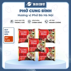 AFOTECH - Phở Cung Đình hương vị Phở bò Hà Nội, Phở bò Cung Đình, Phở bò Hà Nội Cung Đình ăn liền - 68g/gói - 00314
