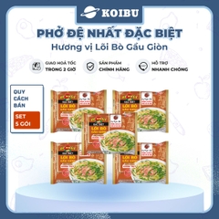 ACECOOK - Đệ Nhất phở đặc biệt lõi bò gầu giòn (không thịt), phở bò Đệ Nhất lõi bò gàu giòn ăn liền - 67g/gói - 00513