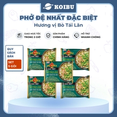 ACECOOK - Đệ Nhất phở đặc biệt Bò tái lăn, phở Đệ Nhất đặc biệt Bò tái lăn, phở bò tái lăn Đệ Nhất - 68g/gói - 00053