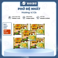 ACECOOK - Đệ Nhất phở hương vị Phở Gà, phở gà Đệ Nhất Acecook, phở gà Acecook Đệ Nhất phở ăn liền - 65g/gói - 00055