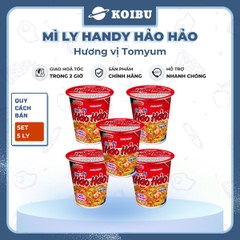 ACECOOK - Mì ly Handy Hảo Hảo Tomyum - Mì Handy Hảo Hảo Tom yum - Mì Handy Hảo Hảo ly Tomyum - Mì ly Hảo Hảo Handy Tom yum - Mì ly ăn liền Tomyum - 67g/ly - 00018