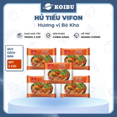 VIFON - Hủ tiếu Vifon hủ tiếu Bò kho, Hủ tíu Bò kho Vifon, Hủ tiếu Bò kho Vifon, Hủ tíu ăn liền Vifon - 65g/gói - 00164