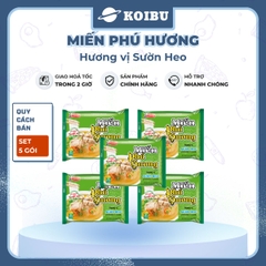 ACECOOK - Miến Phú Hương hương vị Sườn Heo Miến Phú Hương Sườn Heo, Miến Sườn Heo Phú Hương - Miến ăn liền Phú Hương, Miến ăn liền Acecook - 55g/gói - 00064