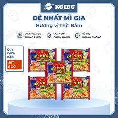 ACECOOK - Đệ Nhất Mì Gia hương vị Thịt bằm, Mì Đệ Nhất Thịt bằm, Mì Thịt bằm Đệ Nhất Acecook Đệ Nhất - 82g/ gói - 00033