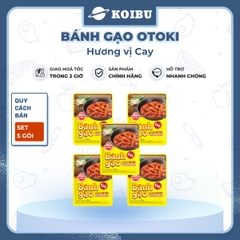 OTOKI - Bánh gạo Otoki hương vị Cay, Otoki bánh gạo cay Otoki Jin, Ottogi bánh gạo cay Jin Ottogi - 164g/gói - 00690