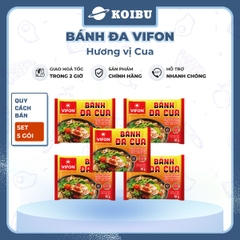 VIFON - Bánh đa Vifon hương vị cua, bánh đa cua Vifon, bánh đa Vifon vị cua - 60g/gói - 00137