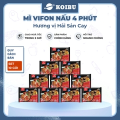 VIFON – Mì Vifon nấu 4 phút hương vị hải sản cay - Mì gói Vifon, Mì nấu Vifon, Mì nấu vị hải sản cay, Mì nấu hương vị hải sản cay, Mì Vifon hải sản cay nấu 4 phút, Mì nấu 4 phút hải sản cay Vifon, Mì Vifon nấu ăn liền - 105g/gói - 00222