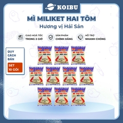 COLUSA - Mì giấy Miliket Hai Tôm gói vị Hải sản, Mì tôm hiệu Hai Tôm Miliket hiệu 2 Tôm Colusa - 70g/gói -00095
