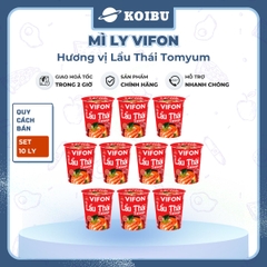 VIFON - Mì ly Vifon hương vị Lẩu Thái Tomyum - Mì ly vị lẩu Thái Tomyum, Mì lẩu Thái Tomyum ly 60g - 60g/ly - 00231