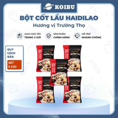 HAIDILAO - Bột cốt lẩu Haidilao vị Trường thọ, bột cốt lẩu Trường thọ Haidilao, gia vị cốt lẩu Haidilao - 110g/gói - 00887