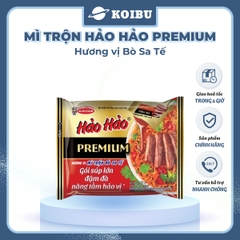 ACECOOK - Mì trộn Hảo Hảo Premium hương vị Bò sa tế, Mì trộn bò sa tế Hảo Hảo, Mì Hảo Hảo cao cấp - 88g/gói - 00841