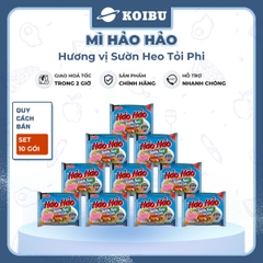ACECOOK - Mì Hảo Hảo hương vị Sườn Heo Tỏi Phi - Mì ăn liền Hảo Hảo sườn heo tỏi phi (Hảo Hảo gói xanh dương) - 73g/gói - 00002