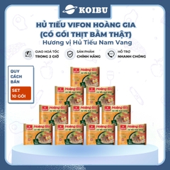 VIFON - Hủ tiếu Hoàng Gia hương vị Hủ tiếu nam vang (có thịt thật), Hủ tiếu nam vang Vifon Hoàng Gia - 120g/gói - 00167