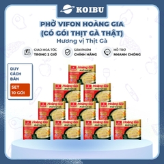 VIFON - Phở Thịt gà Hoàng Gia (có gói thịt gà thật), Phở Hoàng Gia Thịt gà, Phở gà Vifon Hoàng Gia - 120g/gói - 00177