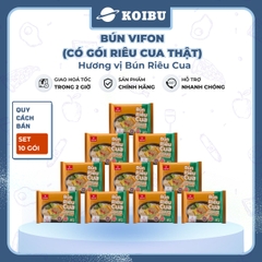 VIFON - Bún Vifon hương vị Bún riêu cua (có cua thật), Bún riêu Vifon, Vifon bún riêu cua Vifon - 80g/gói - 00143