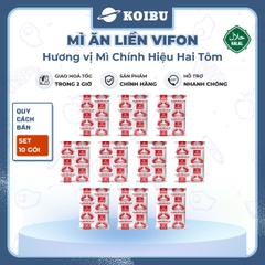 VIFON - Mì Vifon chính hiệu hai con tôm, mì hai tôm Vifon, mì Vifon hai con tôm, mì 2 tôm Vifon - 75g/gói - 00208