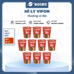 VIFON - Mì ly Vifon hương vị Bò - Mì ly ăn liền vị Bò Vifon, Vifon mì ly hương vị Bò 60g - 60g/ly - 00228