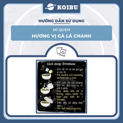 ACECOOK - Mì Quen hương vị Gà lá chanh, Acecook mì quen Gà lá chanh Acecook mì Queen Acecook - 82g/gói - 00845