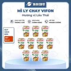 VIFON - Mì chay Vifon ly hương vị lẩu thái, mì chay ly Vifon, mì chay Vifon lẩu thái ly - 67g/ly - 00234