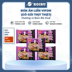 VIFON - Bún Bò Huế Vifon thịt thật, Bún Bò Huế thịt thật Vifon, Bún Bò Huế ăn liền Vifon, Bún Vifon - 90g/gói - 00889