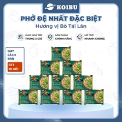 ACECOOK - Đệ Nhất phở đặc biệt Bò tái lăn, phở Đệ Nhất đặc biệt Bò tái lăn, phở bò tái lăn Đệ Nhất - 68g/gói - 00053