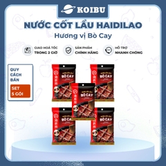 HAIDILAO - Nước cốt lẩu Haidilao vị bò cay, nước cốt lẩu bò cay Haidilao lẩu Trùng Khánh Haidilao - 150g/gói - 00884