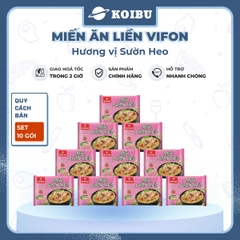 VIFON - Miến ăn liền Vifon vị Sườn heo, Miến ăn liền Vifon, Miến Vifon gói ăn liền - 58g/gói - 00182