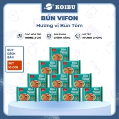 VIFON - Bún Vifon hương vị Bún tôm, Bún tôm Vifon, Bún Vifon bún tôm, Bún tôm ăn liền Vifon gói - 65g/gói - 00144