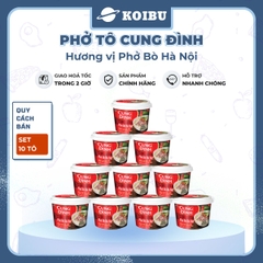 AFOTECH - Phở tô Cung Đình hương vị Phở bò Hà Nội, Phở bò Cung Đình tô, Phở bò Hà Nội Cung Đình ăn liền - 73g/tô - 00316