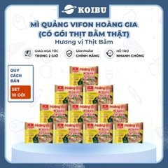 VIFON - Mì Hoàng Gia hương vị Mì quảng thịt bằm (có thịt thật), Vifon Mì quảng Hoàng Gia Vifon - 130g/gói - 00209