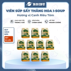 NFC - Viên súp ăn liền sấy thăng hoa I-Soup hương vị Canh riêu tôm ISoup, Canh riêu tôm I-Soup ăn liền - 42g/lốc - 00802