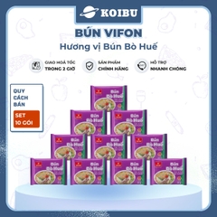 VIFON - Bún Vifon hương vị Bún bò Huế, Bún bò Huế Vifon Bún bò Huế, Bún bò Vifon Bún bò ăn liền - 65g/gói - 00146