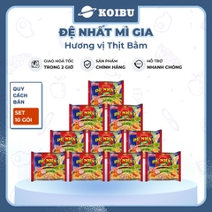 ACECOOK - Đệ Nhất Mì Gia hương vị Thịt bằm, Mì Đệ Nhất Thịt bằm, Mì Thịt bằm Đệ Nhất Acecook Đệ Nhất - 82g/ gói - 00033