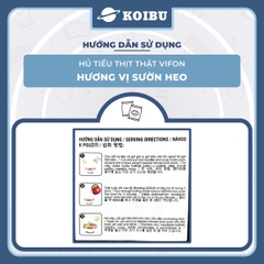 VIFON - Hủ tiếu thịt thật Vifon hương vị Sườn heo (có gói thịt thật), Hủ tíu Sườn heo thịt thật - 90g/gói - 00855