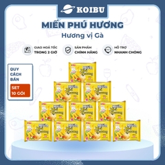 ACECOOK - Miến Phú Hương hương vị Thịt Gà Miến Phú Hương vị Gà, Miến Thịt Gà Phú Hương - Miến ăn liền Phú Hương, Miến ăn liền Acecook - 53g/gói - 00066