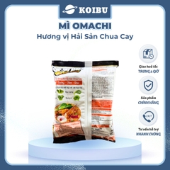 MASAN - Mì khoai tây Omachi vị Hải sản Chua Cay, mì Omachi ăn liền, mì hải sản, mì khoai tây ăn liền - 80g/ly - 00509