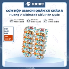 MASAN - Cơm Omachi quán xá châu Á hương vị Bibimbap Hàn Quốc, Cơm tự chín Bibimbap Hàn Quốc Omachi - 192g/hộp - 00781