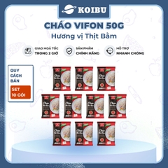 VIFON - Cháo Vifon 50g hương vị Thịt bằm, Cháo Thịt bằm Vifon Cháo ăn liền Vifon, Cháo Vifon gói nhỏ - 50g/gói - 00149