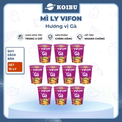 VIFON - Mì ly Vifon hương vị Gà - Mì ly Gà Vifon, Mì ly hương vị Gà 60g, Mì Gà ly ăn liền - 60g/ly - 00229