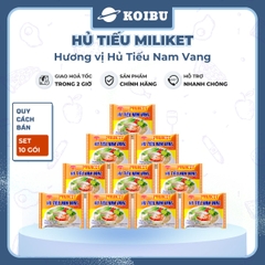 COLUSA - Hủ tiếu Miliket hương vị Nam Vang, Miliket hủ tiếu nam vang, Hủ tíu nam vang Miliket gói - 65g/gói - 00122