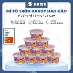 ACECOOK - Mì trộn tô tô Handy Hảo Hảo hương vị tôm chua cay - 93g/tô - 00076
