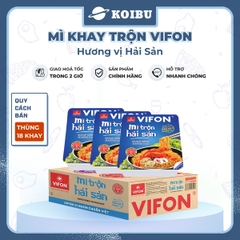 VIFON - VIFON - Mì khay trộn Vifon hương vị Hải Sản (có gói xốt Hải sản), Mì xào hải sản Vifon khay - 90g/khay - 00239