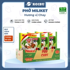 COLUSA - Phở Miliket hương vị Chay, Phở Miliket chay, Miliket phở gói hương vị chay, Phở ăn liền chay - 60g/gói - 00100