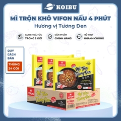 VIFON – Mì Vifon nấu 4 phút hương vị trộn tương đen - Mì gói Vifon, Mì nấu Vifon, Mì trộn, Mì trộn vị tương đen, Mì Vifon trộn tương đen, Mì trộn tương đen nấu 4 phút Vifon, Mì trộn tương đen Vifon - 110g/gói - 00479